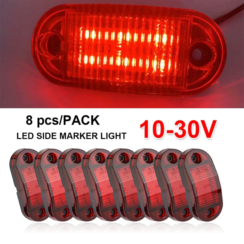 10-30V Side Marker Lights 6 Led Oval Clearance Trailer With Screws Brand New
10-30V Side Marker Lights 6 Led Oval Clearance Trailer With Screws Brand New
