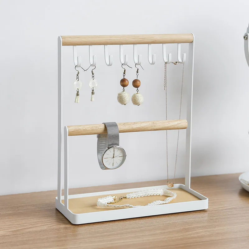 Wholesale wooden base metal stud pendant jewelry bracket display rack earrings display rack 
Wholesale wooden base metal stud pendant jewelry bracket display rack earrings display rack