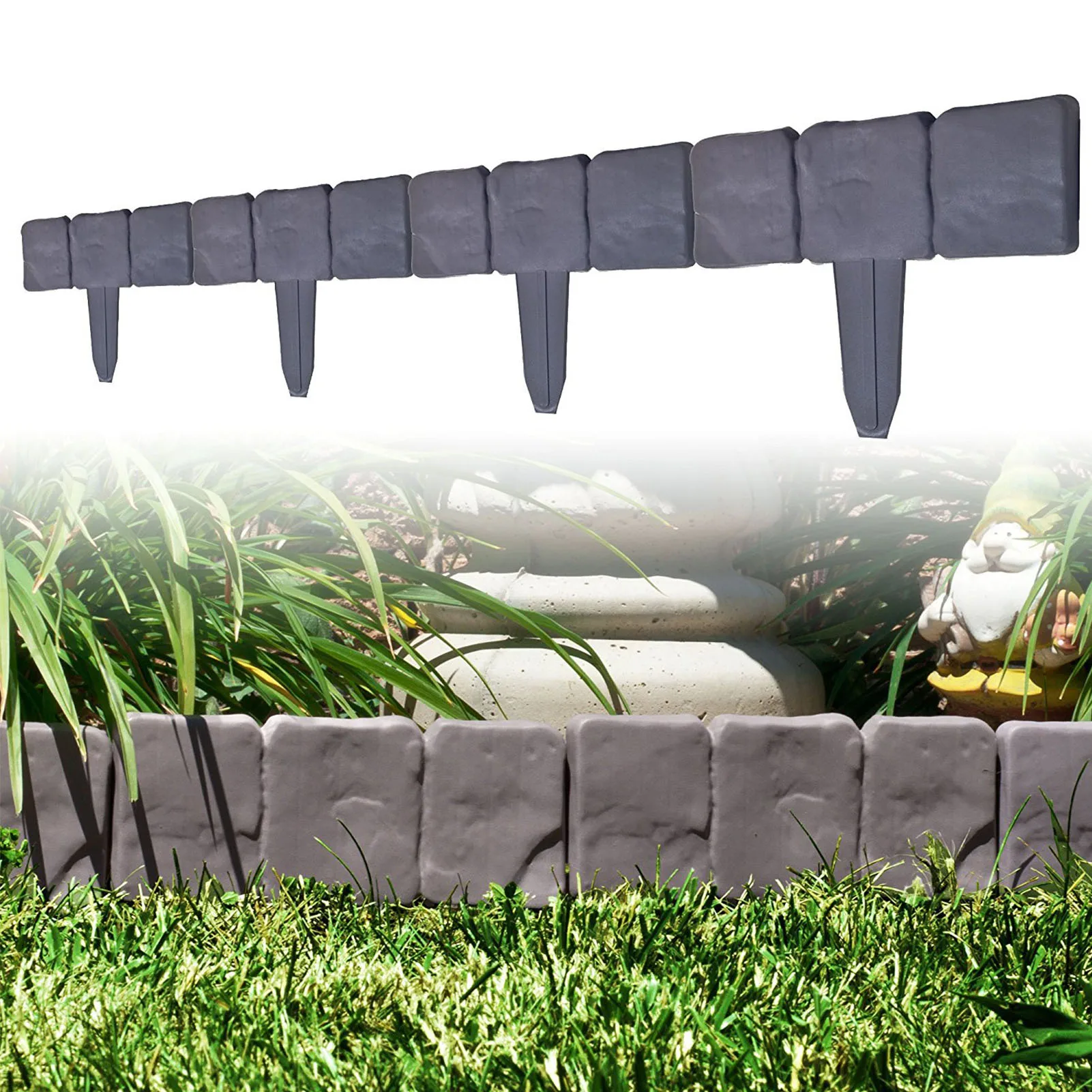 Stone-like Edgings Garden Lawn Picket Fence Grass Flowerbeds Plant Borders Lawn Patio Grass Flowerbeds Plant Borders Mini Fence
Stone-like Edgings Garden Lawn Picket Fence Grass Flowerbeds Plant Borders Lawn Patio Grass Flowerbeds Plant Borders Mini Fence