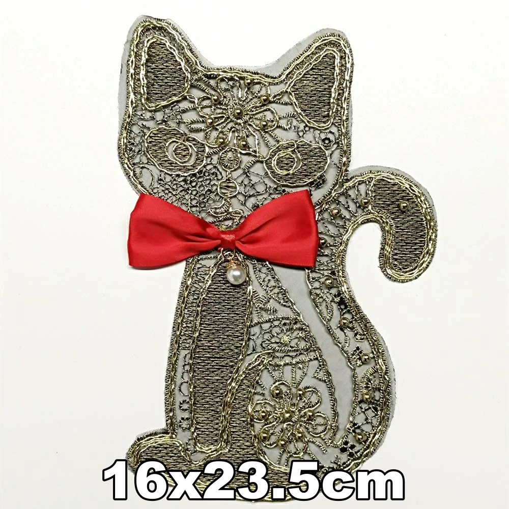 Apparel large embroidery big cats patch for clothing AM-3180
Apparel large embroidery big cats patch for clothing AM-3180