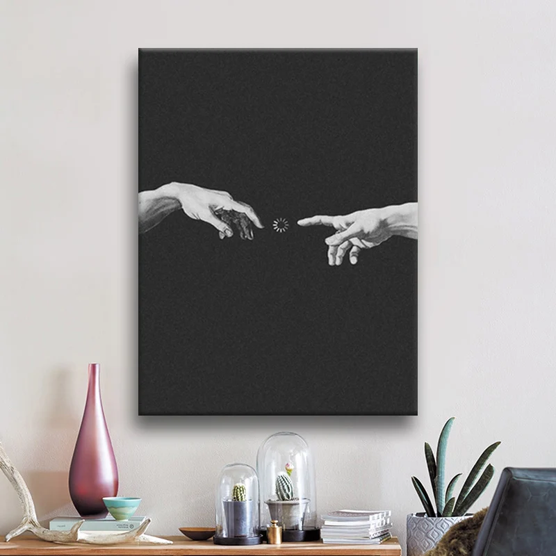 Michelangelo Creation of Adam Painting wooden framed wall Art Frame Canvas for Living room bedroom study dorm decoration prints
Michelangelo Creation of Adam Painting wooden framed wall Art Frame Canvas for Living room bedroom study dorm decoration prints