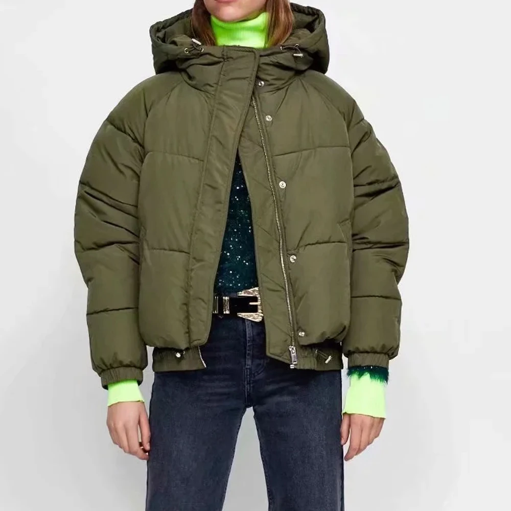 Za 2021 Winter New woman Solid Color Parkas Quality Brand women Stand Collar Warm Thick Jacket lady Fashion Casual Parka Coat
Za 2021 Winter New woman Solid Color Parkas Quality Brand women Stand Collar Warm Thick Jacket lady Fashion Casual Parka Coat