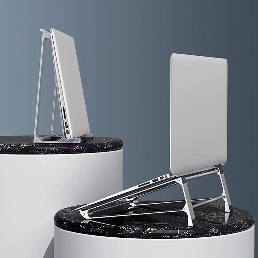 2 In 1 Aluminium Alloy Vertical Storage Laptop Stand Desktop Tablet Holder Desk Mobile Phone Stand For IPad Macbook Pro Notebook
2 In 1 Aluminium Alloy Vertical Storage Laptop Stand Desktop Tablet Holder Desk Mobile Phone Stand For IPad Macbook Pro Notebook