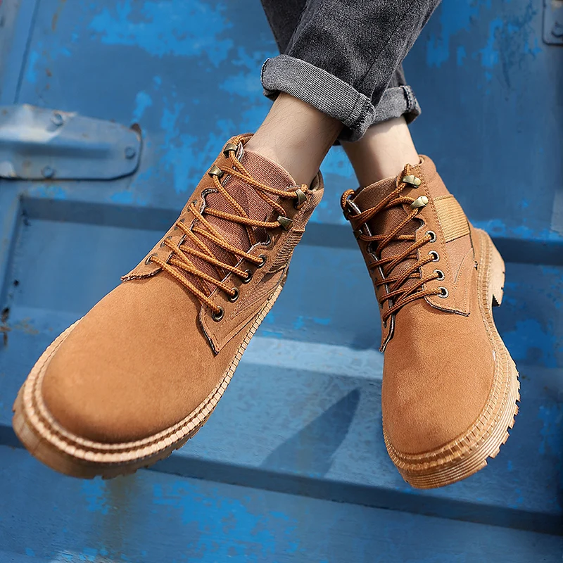Mens Boots Winter Boots British Trend Men's Boots Retro Boots Tide Tooling Shoes Fashion Men's Snow Shoes Men Ankle Boots
Mens Boots Winter Boots British Trend Men's Boots Retro Boots Tide Tooling Shoes Fashion Men's Snow Shoes Men Ankle Boots