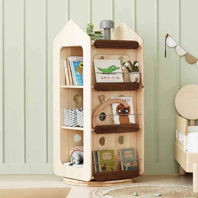 GY Cheese Castle Rotating Bookshelf Solid Wood 360-Degree Multi-Layer Bookcase Nordic Children's Picture Book Rack
GY Cheese Castle Rotating Bookshelf Solid Wood 360-Degree Multi-Layer Bookcase Nordic Children's Picture Book Rack