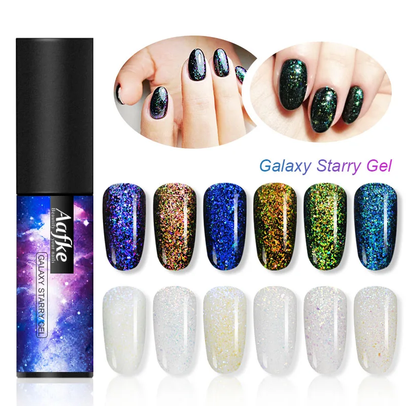 5 мл Лак для ногтей хамелеон лак Galaxy Сияющий гель хлопья блестки личная гигиена