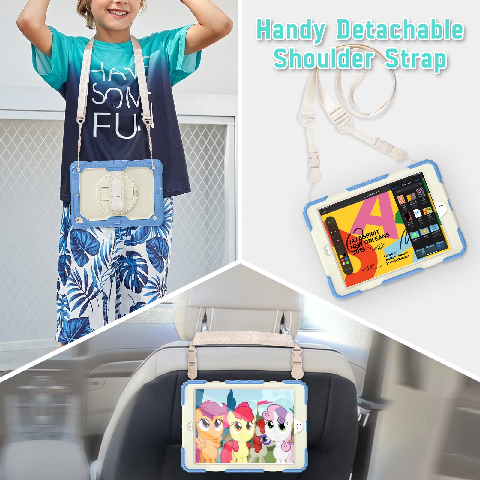 Heavy Duty Case for iPad 10.2 2019 2020 7th 8th Gen Shockproof Kickstand Tablet Cover Rugged Shell Kids Safe Protective Sleeve
Heavy Duty Case for iPad 10.2 2019 2020 7th 8th Gen Shockproof Kickstand Tablet Cover Rugged Shell Kids Safe Protective Sleeve