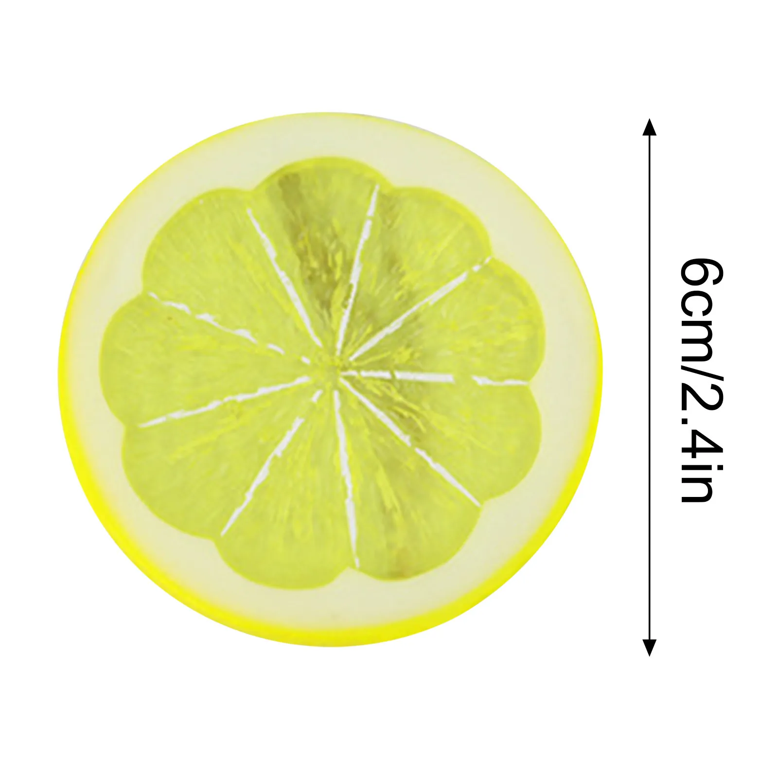 6PC Artificial Fruit Artificial Plastic Lemon Fashion Creative Slice Realistic Lemon Fake Fruit Festival Party Decoration
6PC Artificial Fruit Artificial Plastic Lemon Fashion Creative Slice Realistic Lemon Fake Fruit Festival Party Decoration