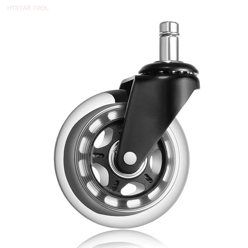 5PCS Office Chair Caster Wheels Roller Rollerblade Style Castor Wheel Replacement Soft Safe Rollers Hardware 2.5 And 3 inch
5PCS Office Chair Caster Wheels Roller Rollerblade Style Castor Wheel Replacement Soft Safe Rollers Hardware 2.5 And 3 inch