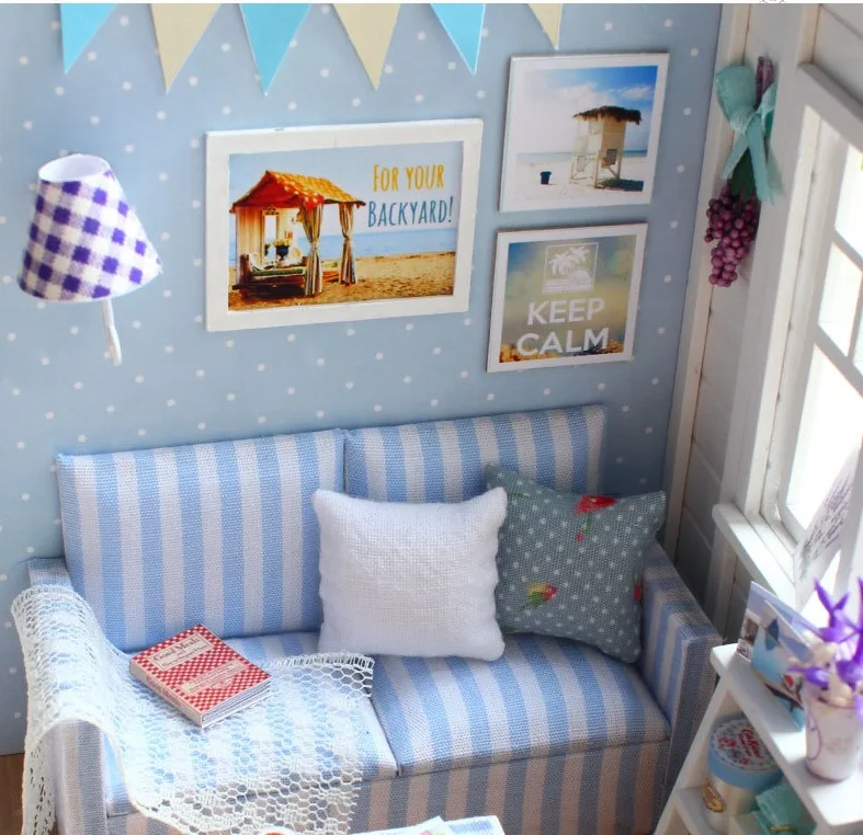 New Arrival DIY The Fresh Sunshine Dollhouse Miniature Furniture Assembly Wooden Handmade Crafts Forest Home Building Kids Gift
New Arrival DIY The Fresh Sunshine Dollhouse Miniature Furniture Assembly Wooden Handmade Crafts Forest Home Building Kids Gift