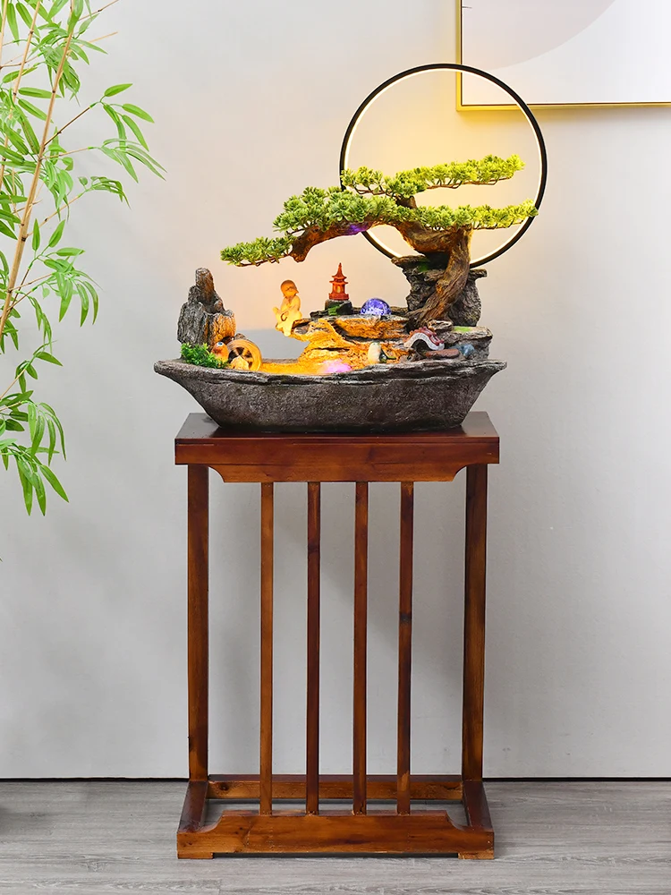 CX New Chinese Style Artificial Mountain and Fountain Decoration Welcome Pine Ornaments
CX New Chinese Style Artificial Mountain and Fountain Decoration Welcome Pine Ornaments