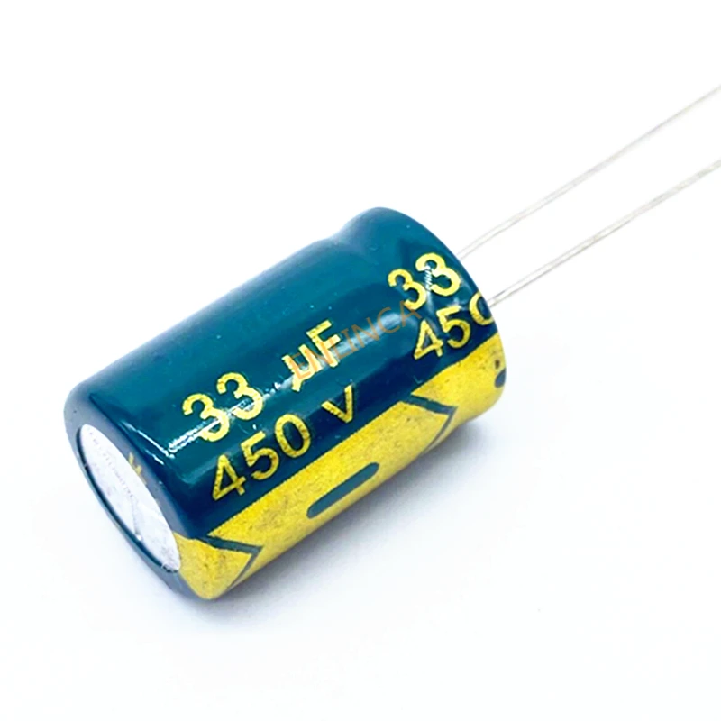 90pcs/lot 450v 33uf high frequency low impedance 450v33UF aluminum electrolytic capacitor size 13*20mm 20%
90pcs/lot 450v 33uf high frequency low impedance 450v33UF aluminum electrolytic capacitor size 13*20mm 20%