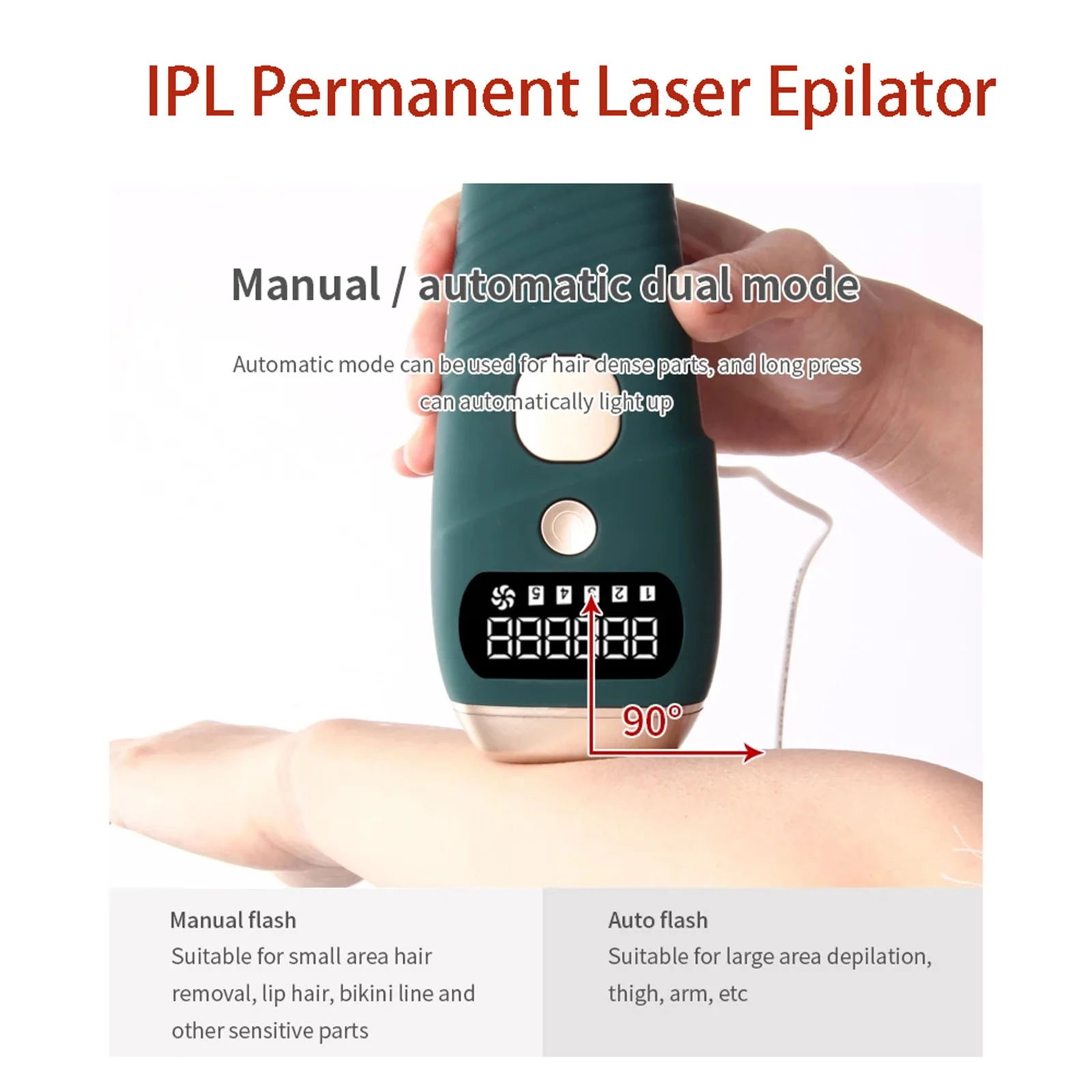 Laser Epilator Painless Flashes 990000 Hair Removal Epilator For Women Facial Body Permanent Home Use Device Electric Shaving
Laser Epilator Painless Flashes 990000 Hair Removal Epilator For Women Facial Body Permanent Home Use Device Electric Shaving