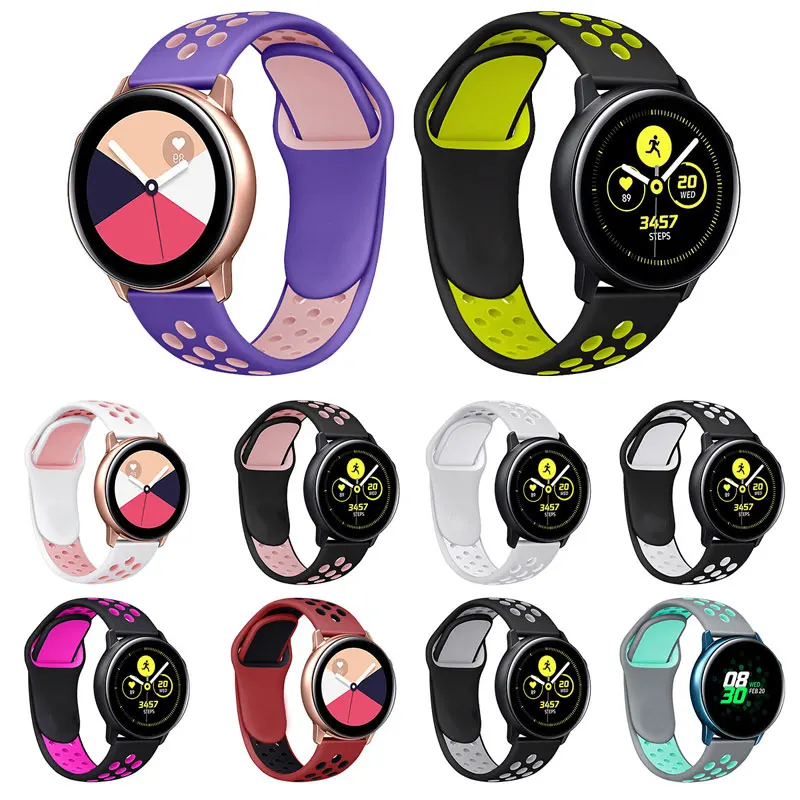 Band For Samsung Galaxy watch 3 active 2 45mm 46mm 40mm 22mm 20mm strap Amazfit 2e/GTS2 Mini/GTR 42mm/47mm GTS/2/Bip Bracelet
Band For Samsung Galaxy watch 3 active 2 45mm 46mm 40mm 22mm 20mm strap Amazfit 2e/GTS2 Mini/GTR 42mm/47mm GTS/2/Bip Bracelet