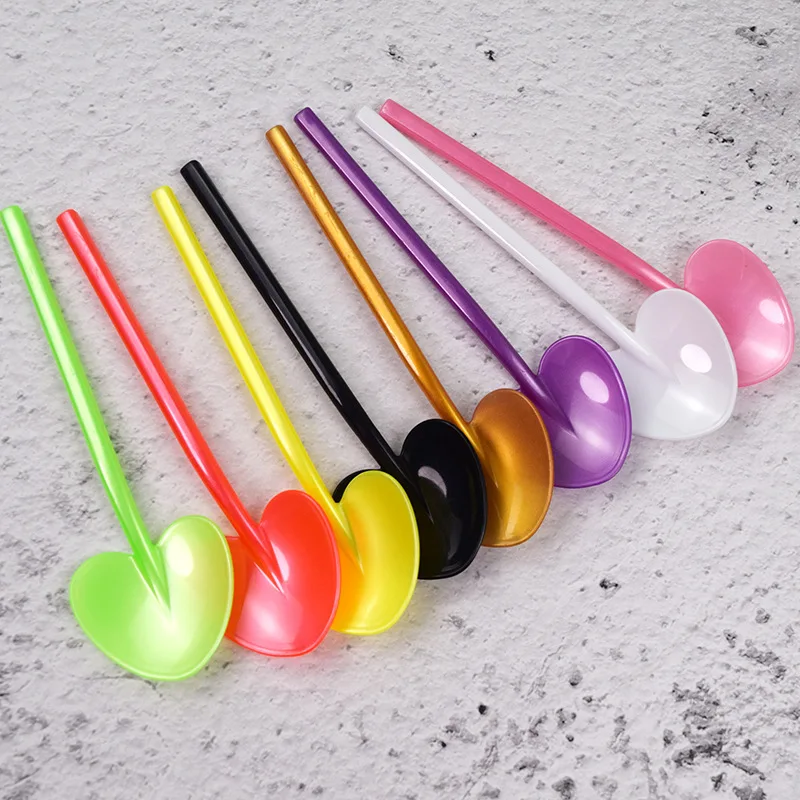 Candy Color Disposable Dessert Spoons Flatware Heart Shaped Mini Small Spoon for Jelly Ice Cream
Candy Color Disposable Dessert Spoons Flatware Heart Shaped Mini Small Spoon for Jelly Ice Cream