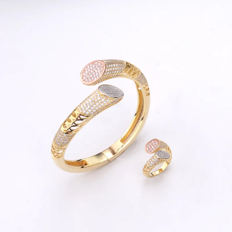 Fashion New Creative Olympic Torch Open Ladies Bracelet Three-color Micro-inlaid Zircon Hollow Ring Wholesale
Fashion New Creative Olympic Torch Open Ladies Bracelet Three-color Micro-inlaid Zircon Hollow Ring Wholesale