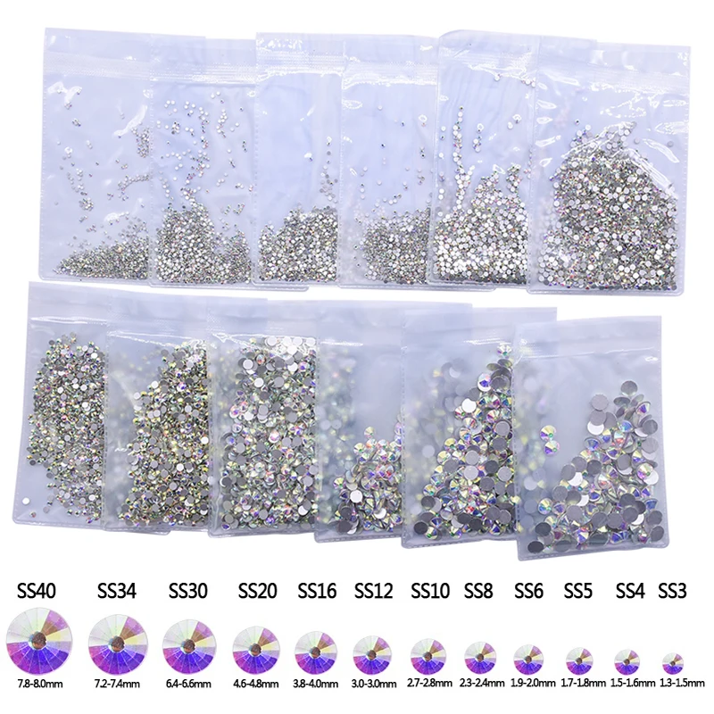 1 Pack Glitter Rhinestones Crystal Glass FlatBack Strass For DIY Nail Art Sewing Fabric Decoration Non Hot Fix On Rhinestones
1 Pack Glitter Rhinestones Crystal Glass FlatBack Strass For DIY Nail Art Sewing Fabric Decoration Non Hot Fix On Rhinestones