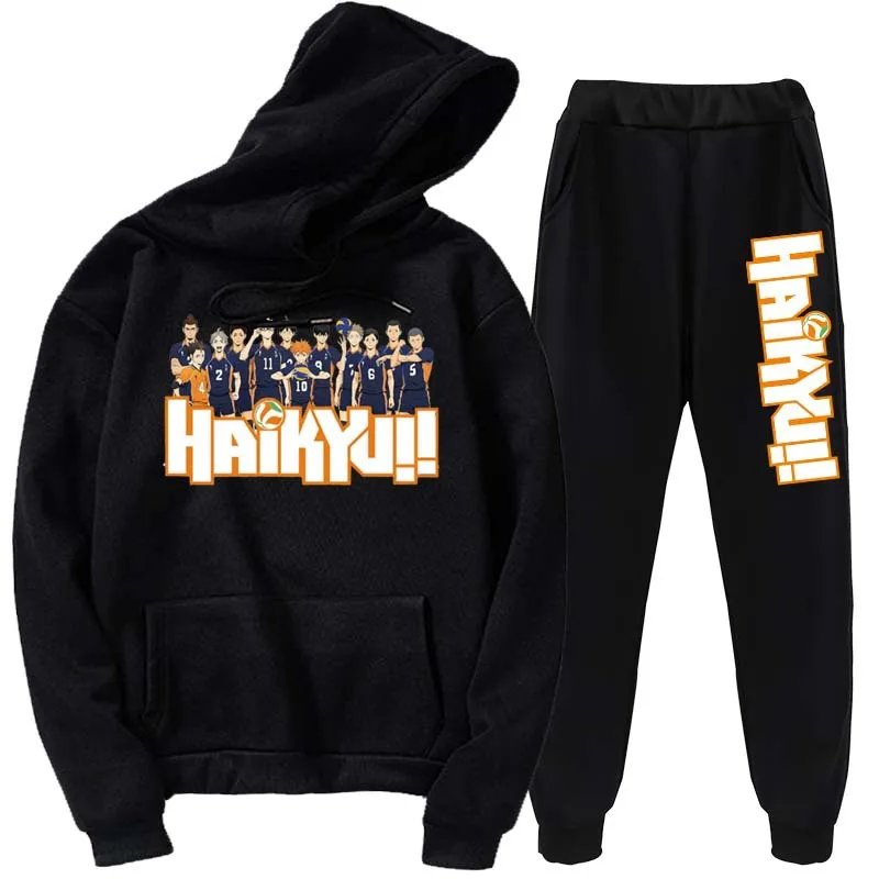 2021 Haikyuu Korean Hoodie Set 2-Piece Sweatshirt Fall/Winter Apparel Casual Sports Harajuku New Top Sweatpants 2-Piece Set
2021 Haikyuu Korean Hoodie Set 2-Piece Sweatshirt Fall/Winter Apparel Casual Sports Harajuku New Top Sweatpants 2-Piece Set