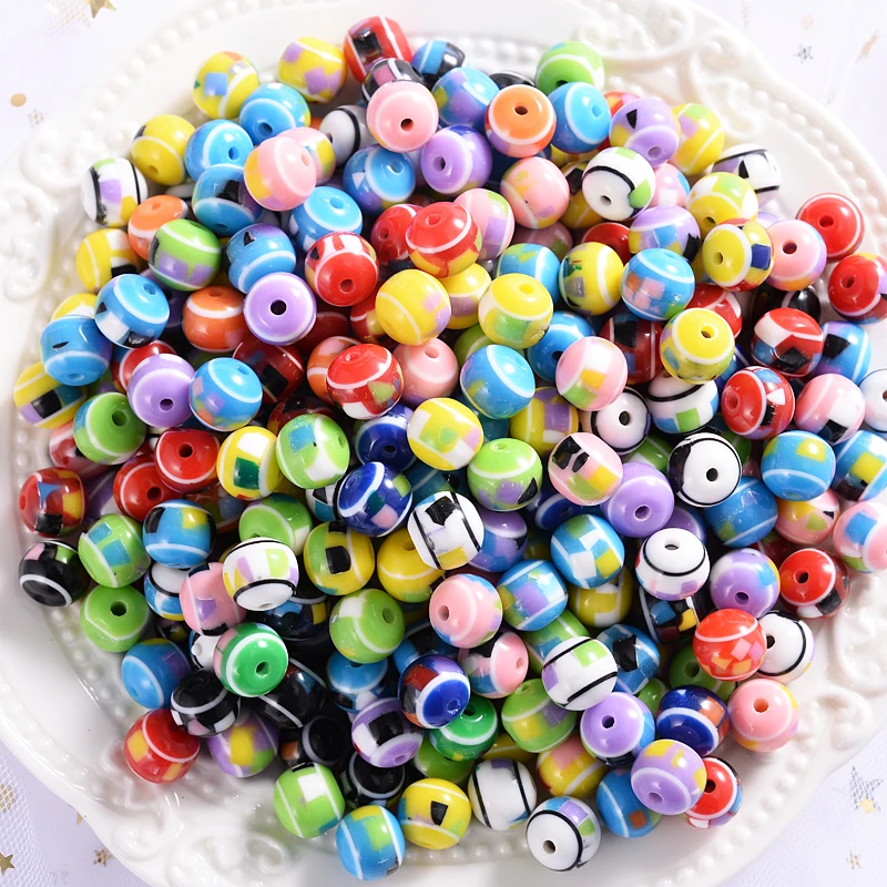 50Pcs 8mm 10mm Mixed Color Resin Beads Color Round Spacer Beads for Jewelry Handmade Jewelry Diy Bracelet Necklace Accessories
50Pcs 8mm 10mm Mixed Color Resin Beads Color Round Spacer Beads for Jewelry Handmade Jewelry Diy Bracelet Necklace Accessories
