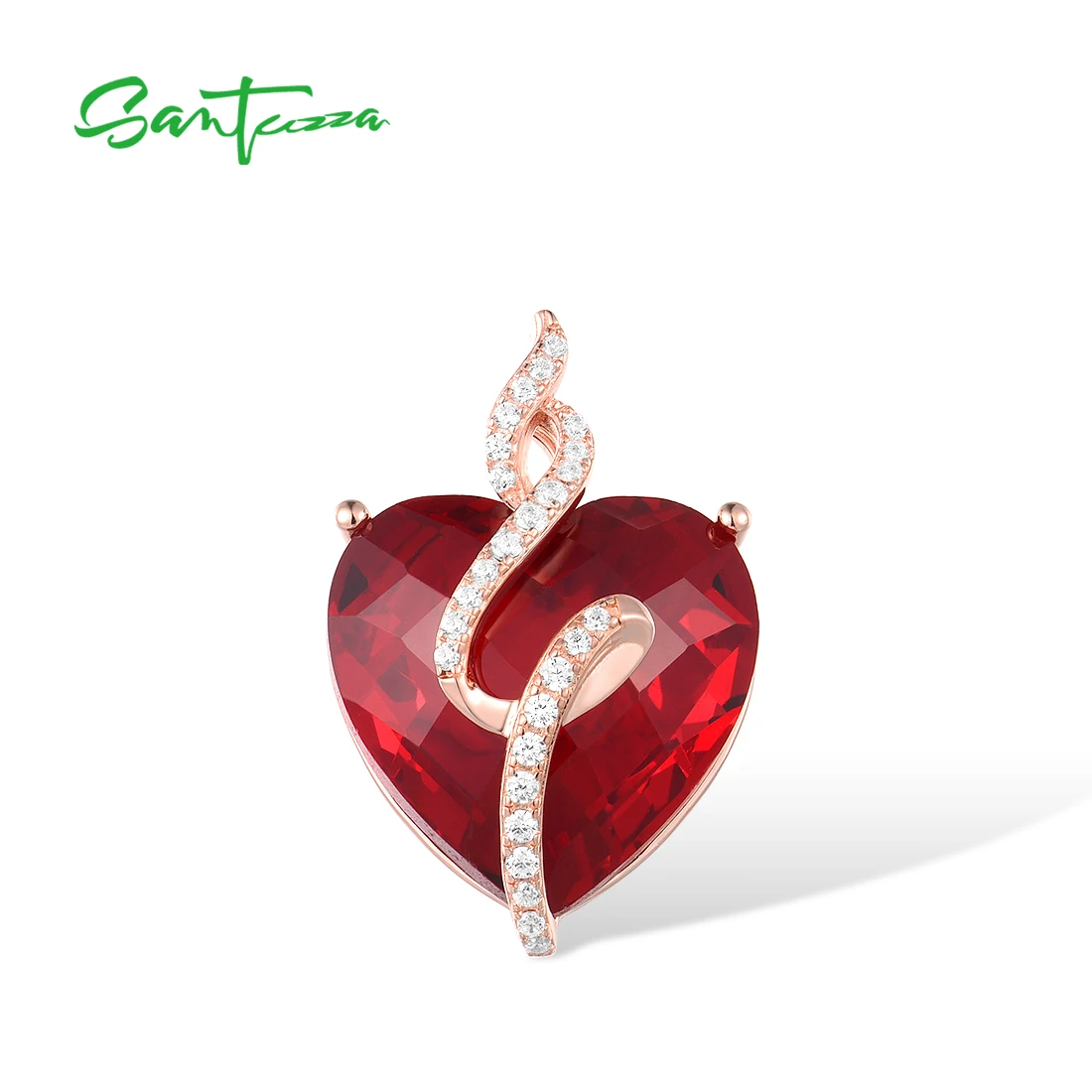 Only 6.9USD on JUL.26 SANTUZZA Pure 925 Sterling Silver Pendant for Women Red Stones White CZ Heart Pendant Fine Jewelry
Only 6.9USD on JUL.26 SANTUZZA Pure 925 Sterling Silver Pendant for Women Red Stones White CZ Heart Pendant Fine Jewelry