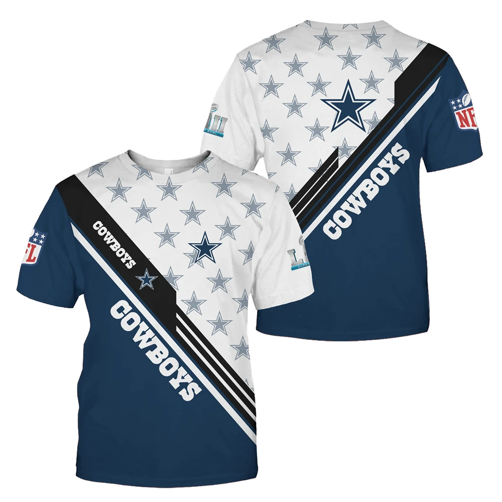 Us Size 3d Printing Cowboys Men'S Fashion Oversized Short-Sleeved T-Shirt Dallas Sportswear Top T-Shirt Customization
Us Size 3d Printing Cowboys Men'S Fashion Oversized Short-Sleeved T-Shirt Dallas Sportswear Top T-Shirt Customization