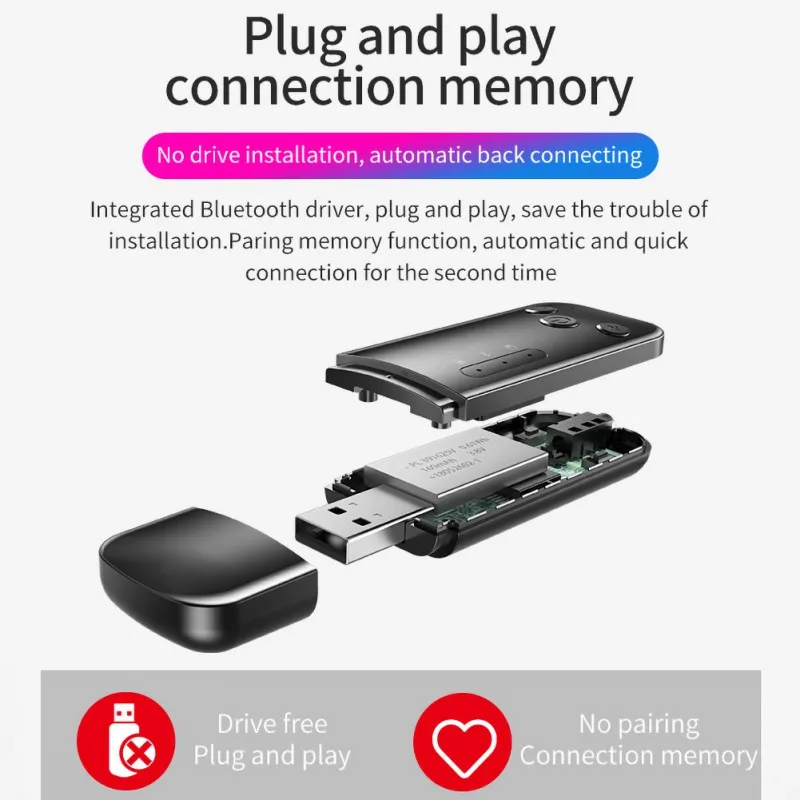 NEW Bluetooth 5.1 Audio Receiver Dual Output AUX USB Stereo Car Hands-free Call Built-in Microphone Wireless Adapter
NEW Bluetooth 5.1 Audio Receiver Dual Output AUX USB Stereo Car Hands-free Call Built-in Microphone Wireless Adapter