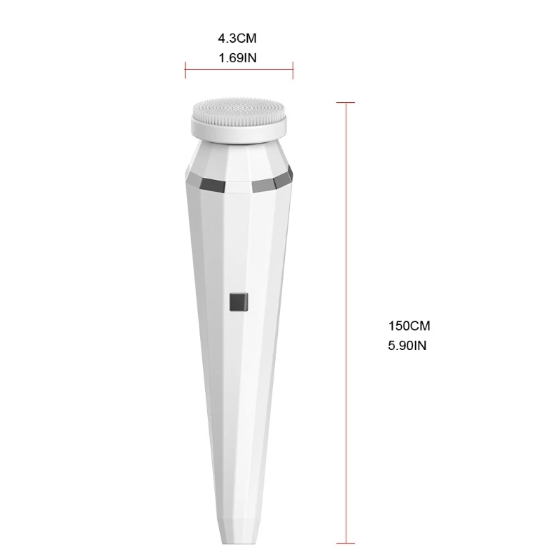 4 in 1 Electric Facial Brush Face Skin Spa Cleansing USB Rechargeable Massager Cleaner with 4 Heads
4 in 1 Electric Facial Brush Face Skin Spa Cleansing USB Rechargeable Massager Cleaner with 4 Heads