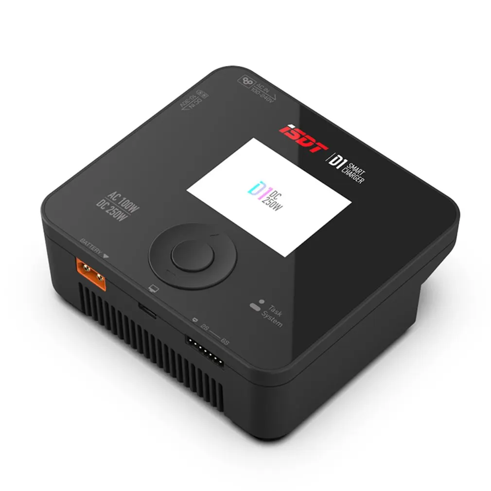 Умное зарядное устройство ISDT D1 AC 100W DC 10A для Lilon LiPo LiHV NiMH Pb Battery RC
Умное зарядное устройство ISDT D1 AC 100W DC 10A для Lilon LiPo LiHV NiMH Pb Battery RC