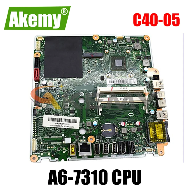 Высокое Качество для Lenovo C40-05 C4005 материнская плата с A6-7310 процессор FRU 5B20K16063 100% тестирование Быстрая доставка
Высокое Качество для Lenovo C40-05 C4005 материнская плата с A6-7310 процессор FRU 5B20K16063 100% тестирование Быстрая доставка