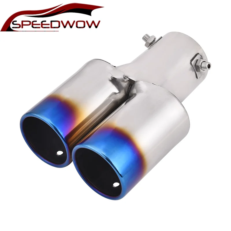 SPEEDWOW 1PC Muffler Tips For Golf 7 Audi A1 Audi A3 8v Stainless Steel Car Rear Tail Throat Liner Double Outlet Car Exhaust
SPEEDWOW 1PC Muffler Tips For Golf 7 Audi A1 Audi A3 8v Stainless Steel Car Rear Tail Throat Liner Double Outlet Car Exhaust