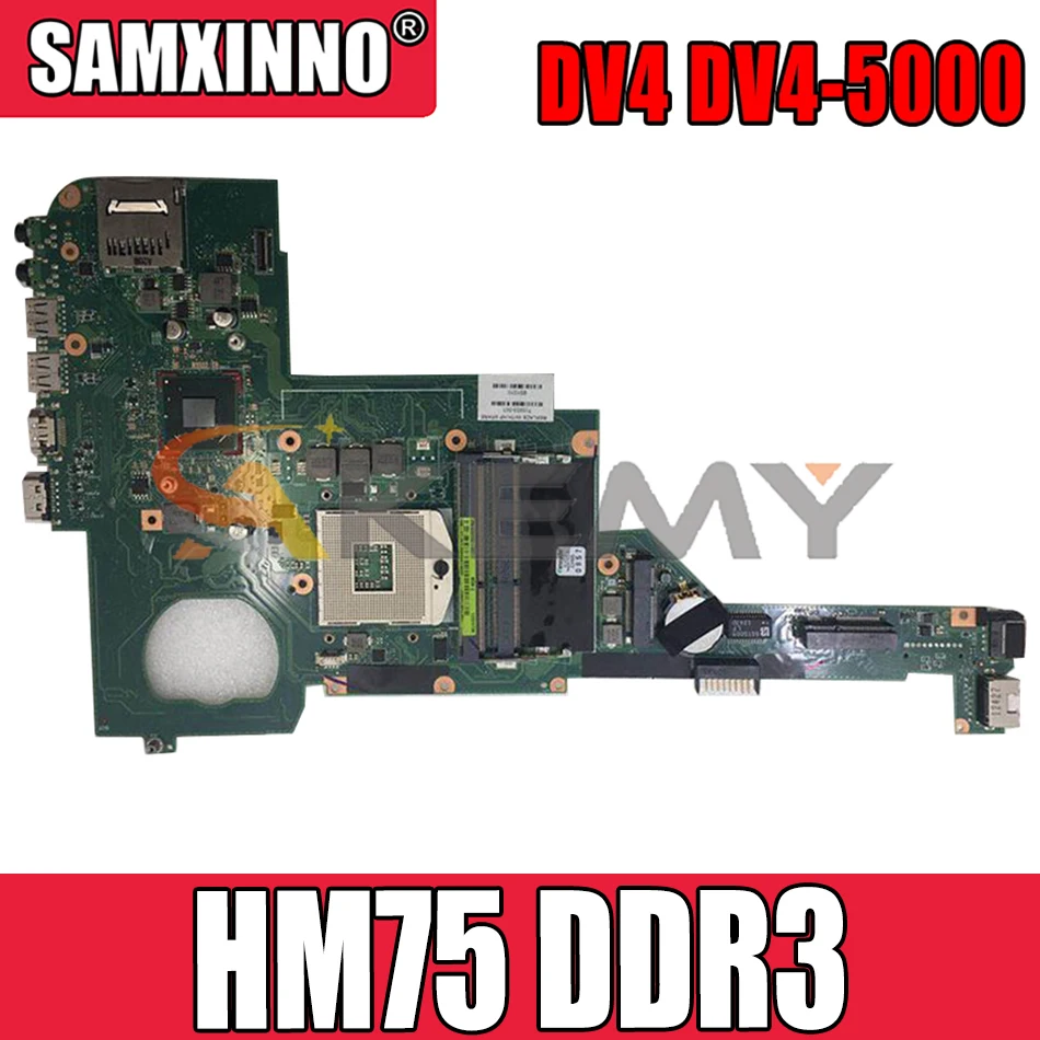676756-501 676756-001 материнская плата для ноутбука HP павильон DV4 DV4-5000 HM75 WSNU REV.2.1 SLJ8C DDR3 |