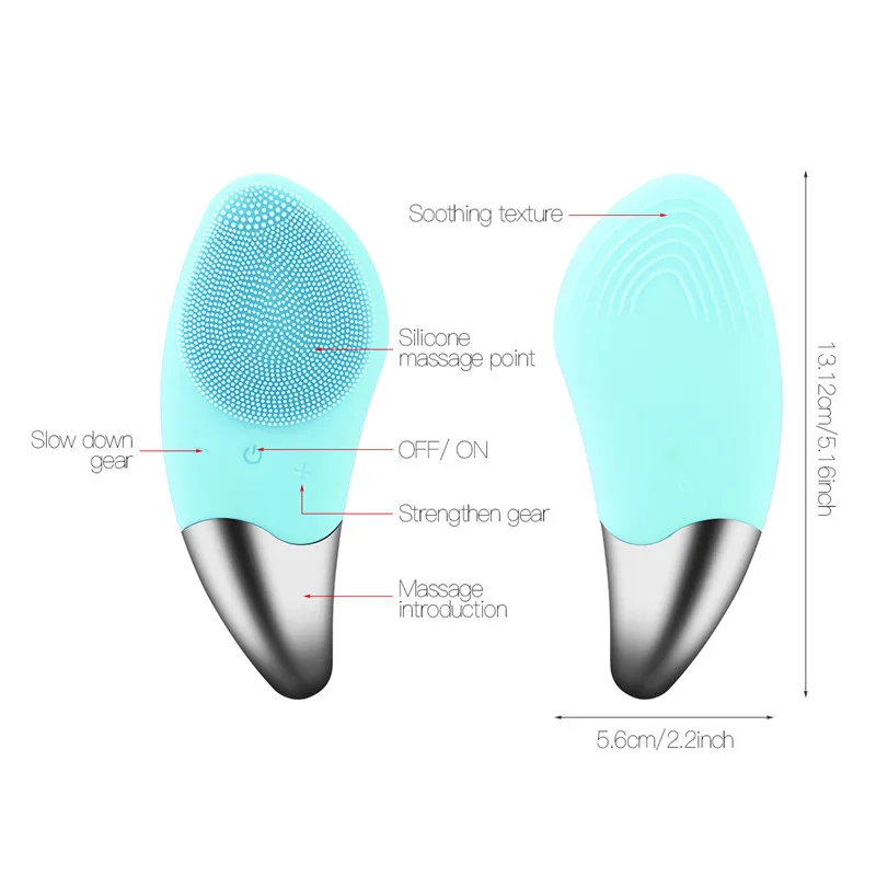 CkeyiN Electric Face Cleansing Brush Sonic Facial Face Scrubber Silicone Waterproof Anti-Aging Exfoliate Massager Skin Care 50
CkeyiN Electric Face Cleansing Brush Sonic Facial Face Scrubber Silicone Waterproof Anti-Aging Exfoliate Massager Skin Care 50