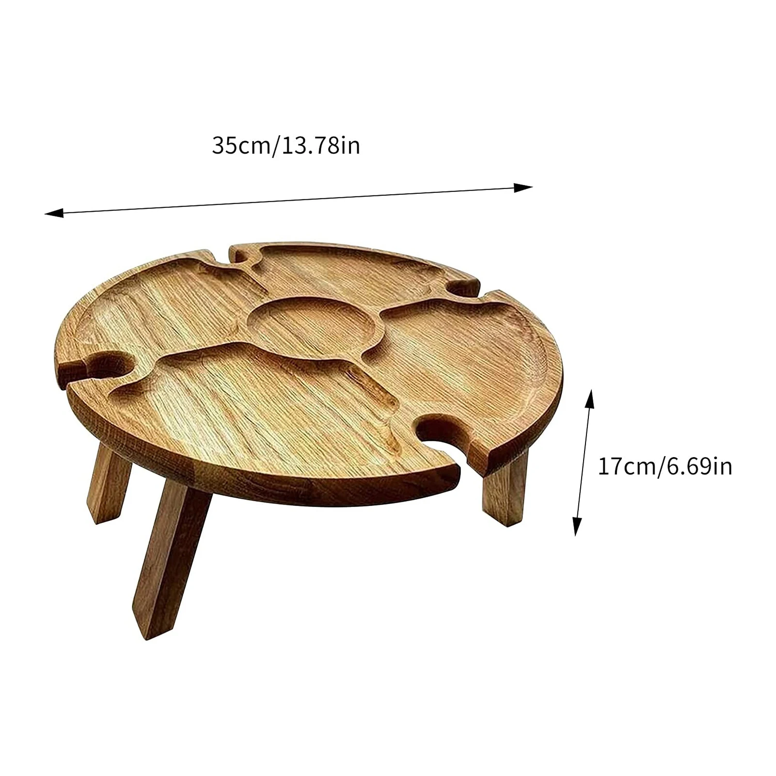 Wooden Outdoor Folding Picnic Table Portable Wine Glass Rack Hiking Camping Garden Round Desktop Wine Table
Wooden Outdoor Folding Picnic Table Portable Wine Glass Rack Hiking Camping Garden Round Desktop Wine Table
