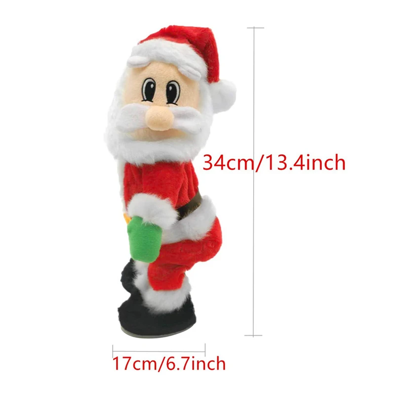 Christmas Electric Musical Dancing Santa Claus Doll New Year Gift Toy Twerking Singing Christmas Decoration for Home Decor
Christmas Electric Musical Dancing Santa Claus Doll New Year Gift Toy Twerking Singing Christmas Decoration for Home Decor