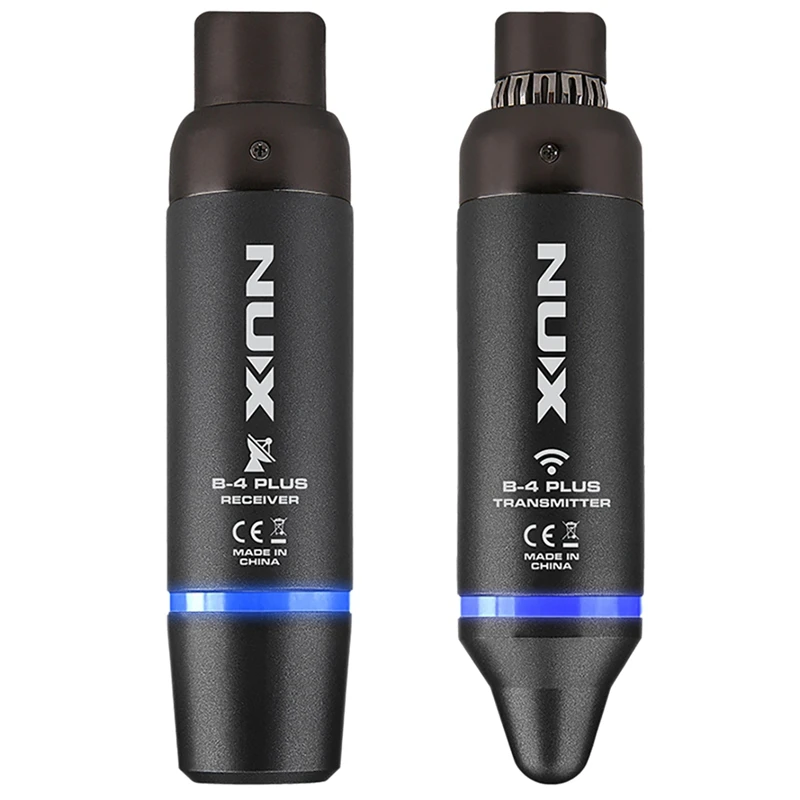 NUX B4 Plus Rechargeable 2.4GHZ 6 Channels Wireless Microphone System Built-In Rechargeable Audio Transmitter Mini Receiver
NUX B4 Plus Rechargeable 2.4GHZ 6 Channels Wireless Microphone System Built-In Rechargeable Audio Transmitter Mini Receiver