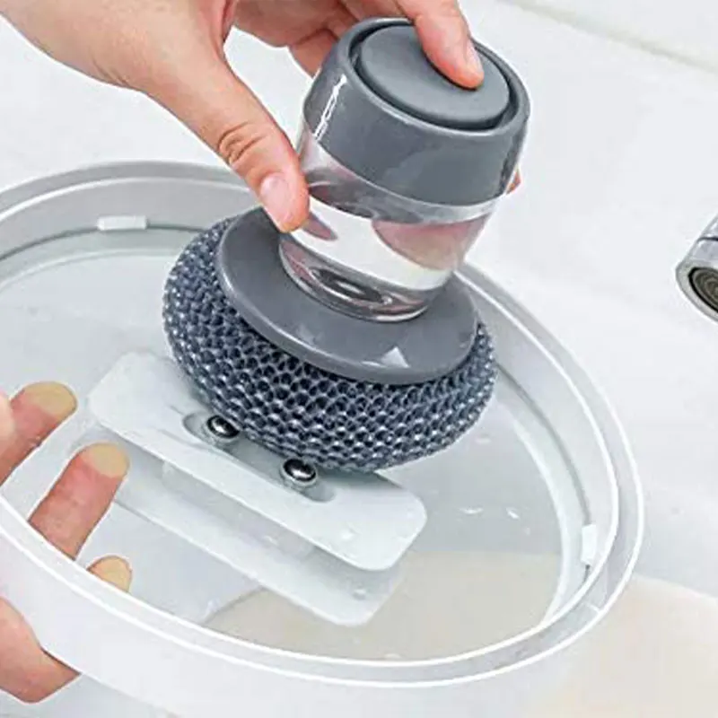 Pressing Cleaning Brush Dishwasher With Soap Dispenser Kitchen Cleaning Brush Replaceable Cleaning Brush Heads Kitchen Tools
Pressing Cleaning Brush Dishwasher With Soap Dispenser Kitchen Cleaning Brush Replaceable Cleaning Brush Heads Kitchen Tools