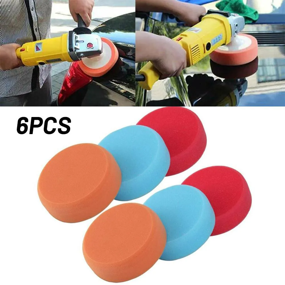 6PCS M14 150mm Car Polishing Heads Mop Pads Sponge Soft Foam Buffing Orange Red Blue Polishing Sponge Heads
6PCS M14 150mm Car Polishing Heads Mop Pads Sponge Soft Foam Buffing Orange Red Blue Polishing Sponge Heads