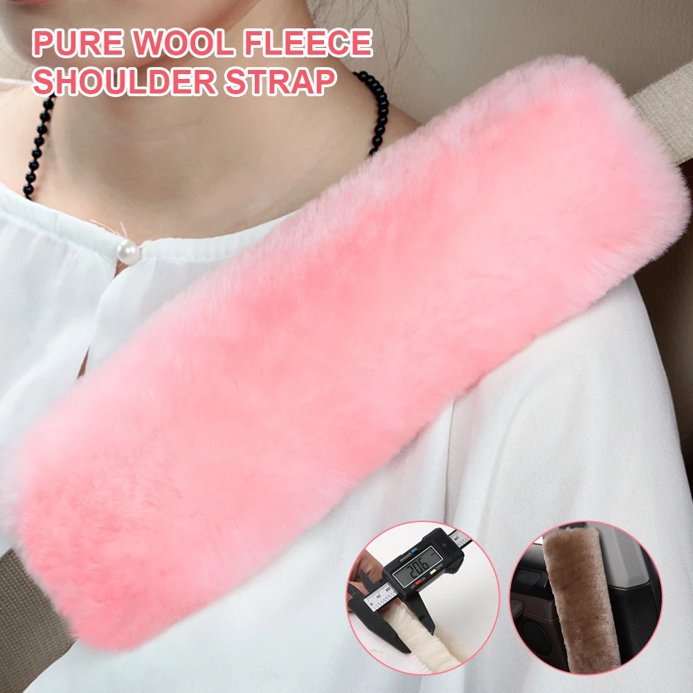 Universal Car Seat Belt Cover Fluffy Wool Shoulder Strap Soft Car Belt Shoulder Pad Protector Adjustable Car Interior Warm
Universal Car Seat Belt Cover Fluffy Wool Shoulder Strap Soft Car Belt Shoulder Pad Protector Adjustable Car Interior Warm