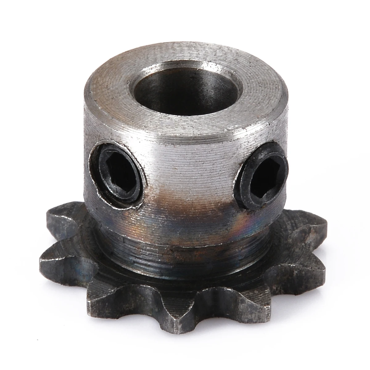 1Pcs 8mm Bore Diameter 10 Teeth 10T Metal Pilot Motor Gear Roller Chain Drive Sprocket High Hardness For Power Tools 
1Pcs 8mm Bore Diameter 10 Teeth 10T Metal Pilot Motor Gear Roller Chain Drive Sprocket High Hardness For Power Tools