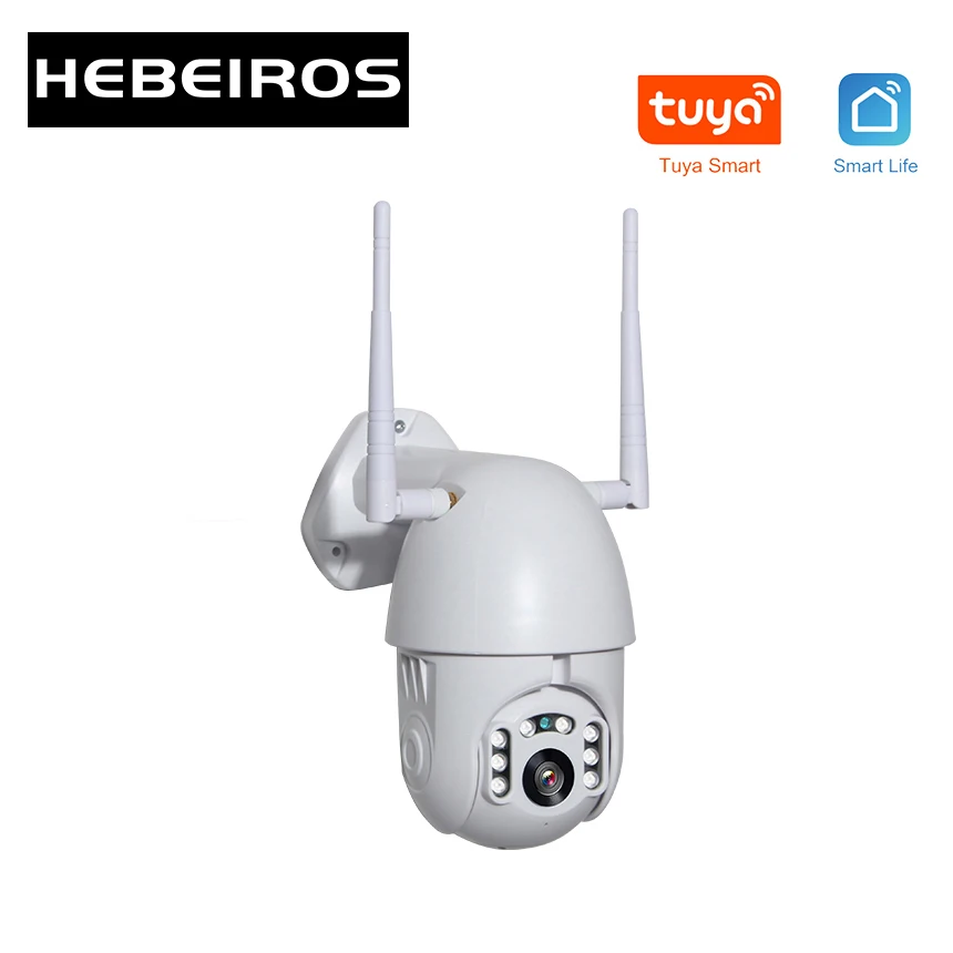Камера видеонаблюдения Hebeiros HD1080P IP66 водонепроницаемая для улицы с облаком Tuya Wi Fi