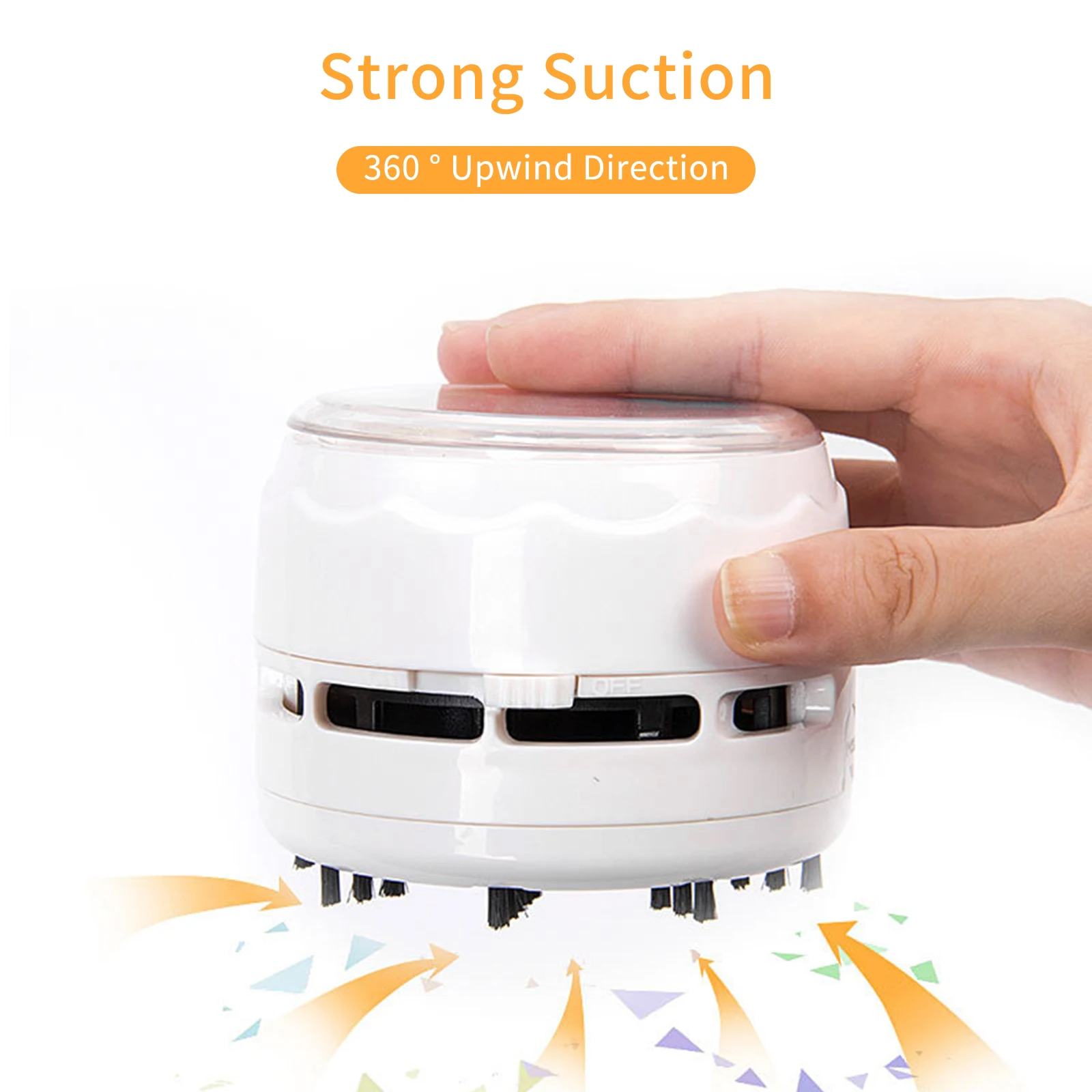 tenwin Mini Desktop Vacuum Cleaner Portable Cordless Table Dust Sweeper Battery Operated for Cleaning Dust Crumbs Hairs Scraps
tenwin Mini Desktop Vacuum Cleaner Portable Cordless Table Dust Sweeper Battery Operated for Cleaning Dust Crumbs Hairs Scraps