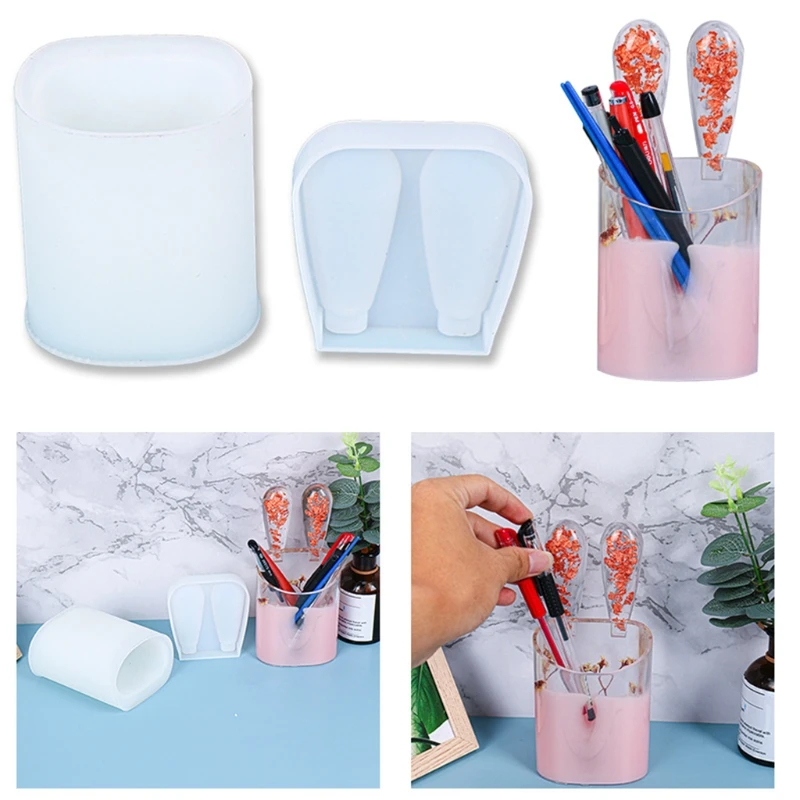 Silicone Mold DIY Pen Holder Desk Organizer Decoration Table Decor Epoxy Resin Handmade Crafts Molds Gifts Cup Unique
Silicone Mold DIY Pen Holder Desk Organizer Decoration Table Decor Epoxy Resin Handmade Crafts Molds Gifts Cup Unique