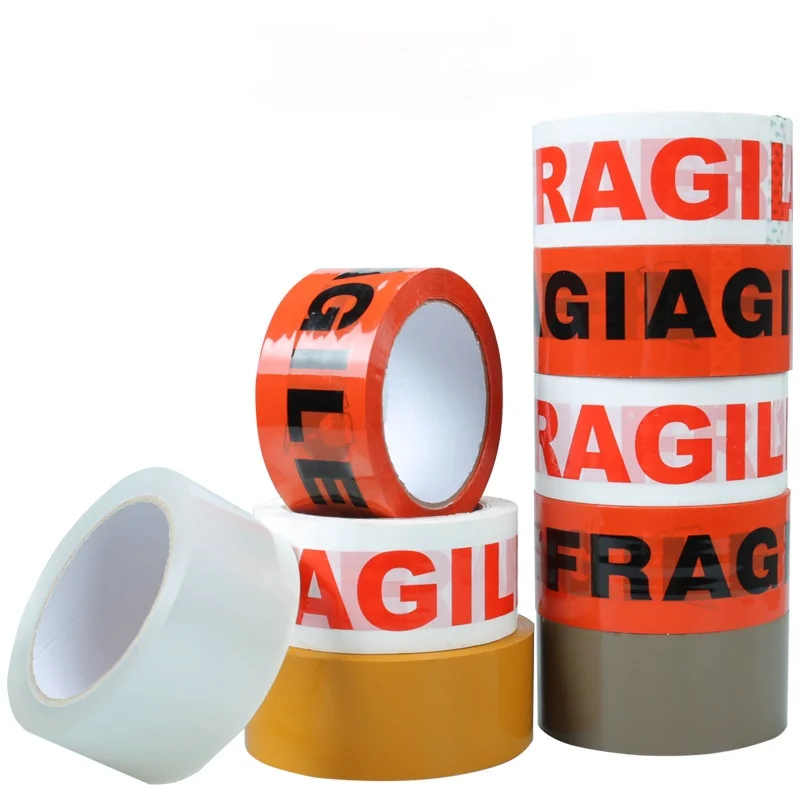 Bubble-free transparent tape English fragile fragile width 4.8cm foreign general packaging express carton sealing tape
Bubble-free transparent tape English fragile fragile width 4.8cm foreign general packaging express carton sealing tape