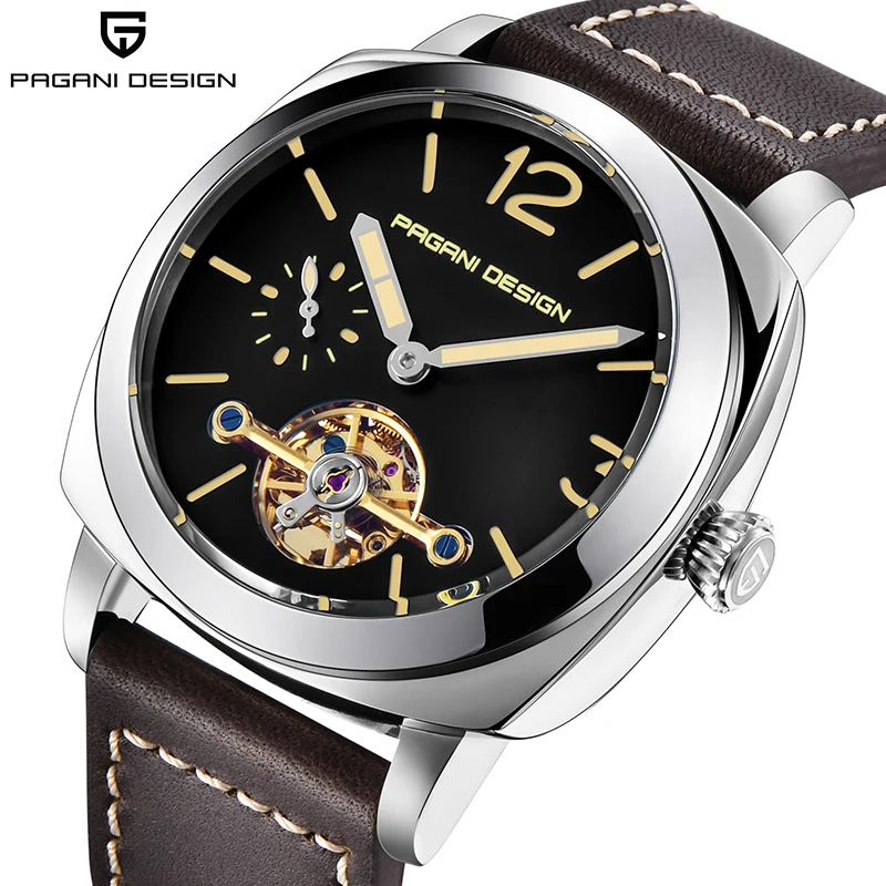 PAGANI DESIGN Top Brand Men's Tourbillon Automatic Mechanical Watches Luminous Leather Fashion Casual Waterproof Watch relogio
PAGANI DESIGN Top Brand Men's Tourbillon Automatic Mechanical Watches Luminous Leather Fashion Casual Waterproof Watch relogio