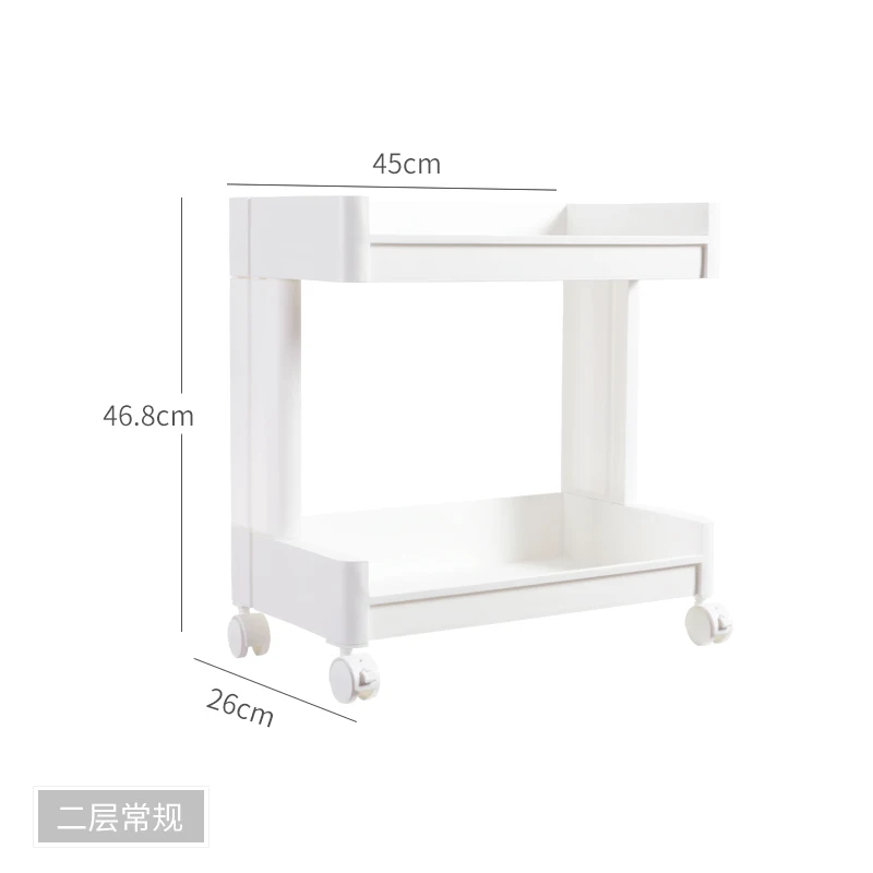 Trolley Rack Plastic Toilet Living Room Storage Rack Multi-layer Kitchen Movable Storage Rack Landing
Trolley Rack Plastic Toilet Living Room Storage Rack Multi-layer Kitchen Movable Storage Rack Landing