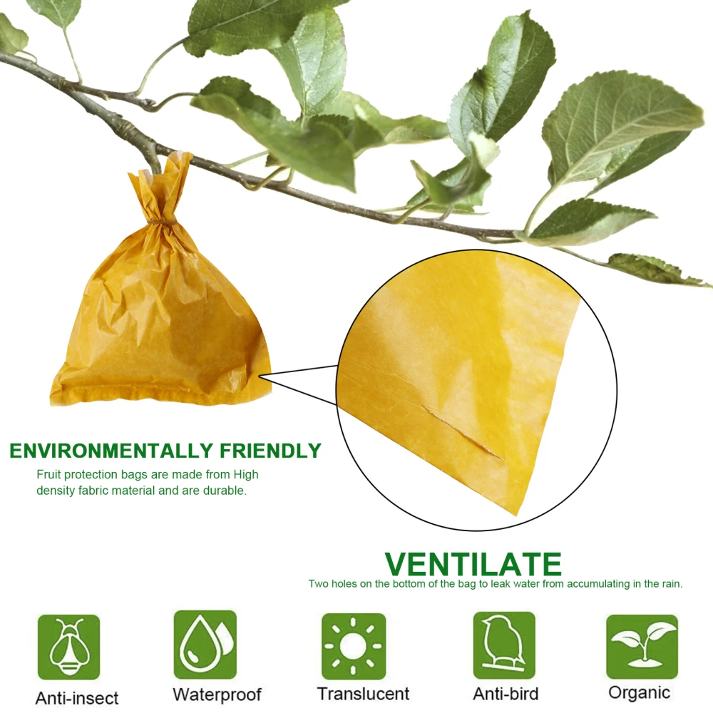 Pest Control Bags Fruit And Vegetable Apple 160x198cm Good Quality Anti-bird Garden Pulp Paper Durable Pear Grape Mango Reusable
Pest Control Bags Fruit And Vegetable Apple 160x198cm Good Quality Anti-bird Garden Pulp Paper Durable Pear Grape Mango Reusable