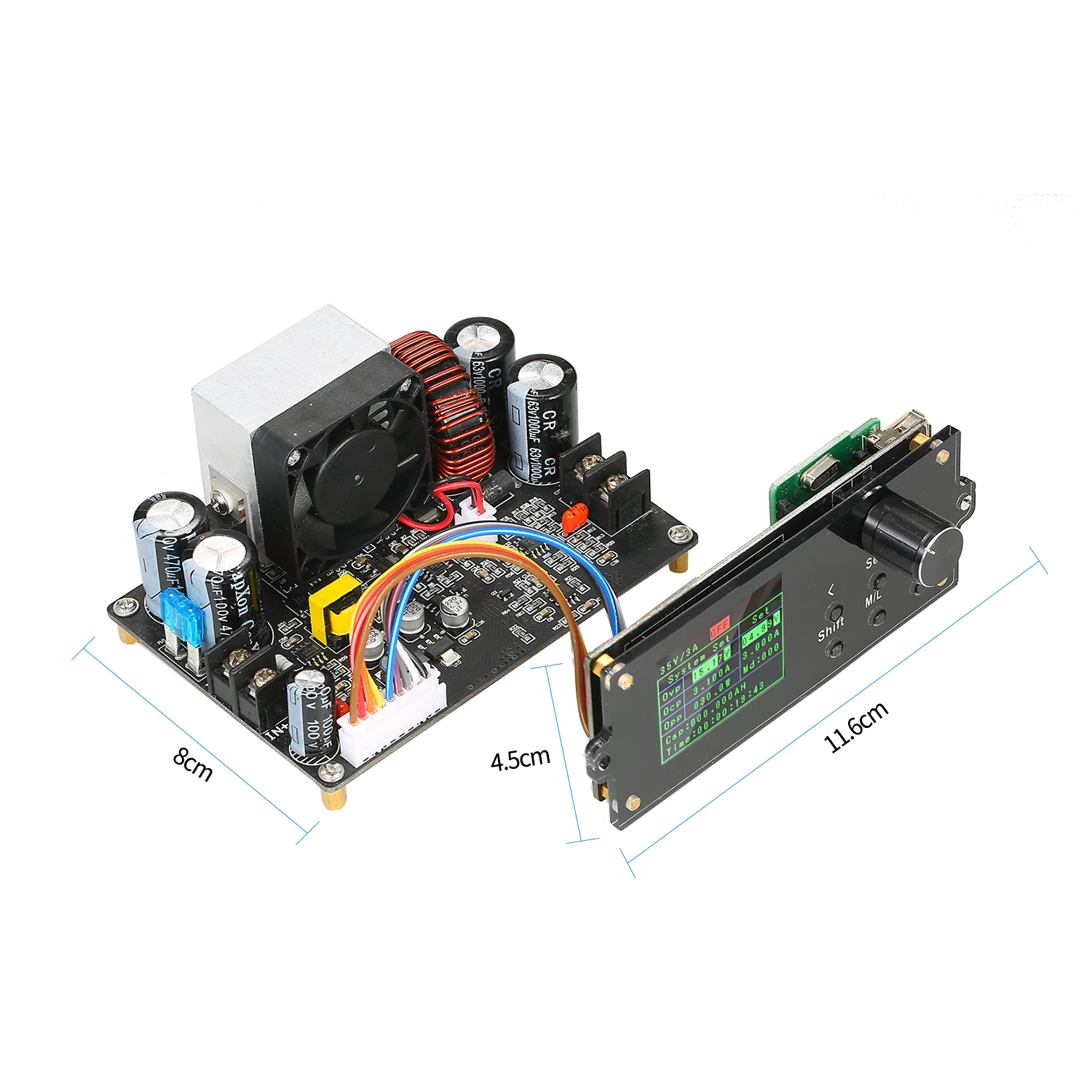 DPX 1.8-inch Color Screen Display CNC Adjustable Constant Voltage Power Supply Step-down Module Integrated Voltmeter Ammeter
DPX 1.8-inch Color Screen Display CNC Adjustable Constant Voltage Power Supply Step-down Module Integrated Voltmeter Ammeter
