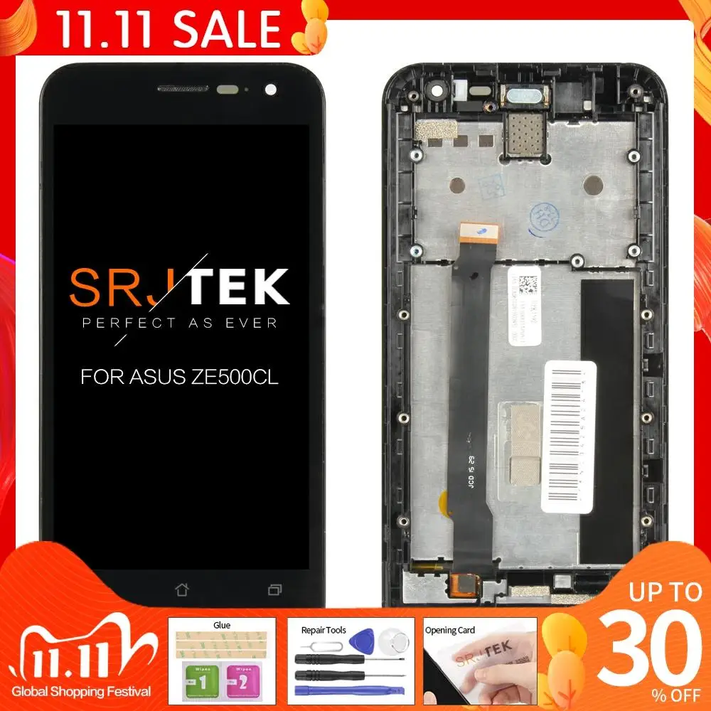 Дисплейный модуль для ASUS Zenfone 2 ZE500CL, дигитайзер сенсорного экрана, 1280x720
Дисплейный модуль для ASUS Zenfone 2 ZE500CL, дигитайзер сенсорного экрана, 1280x720