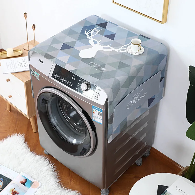 Nordic Wind Single Door Fridge Cover Refrigerator organizer Drum Washing Machine cover Dust Cover Household Decor
Nordic Wind Single Door Fridge Cover Refrigerator organizer Drum Washing Machine cover Dust Cover Household Decor