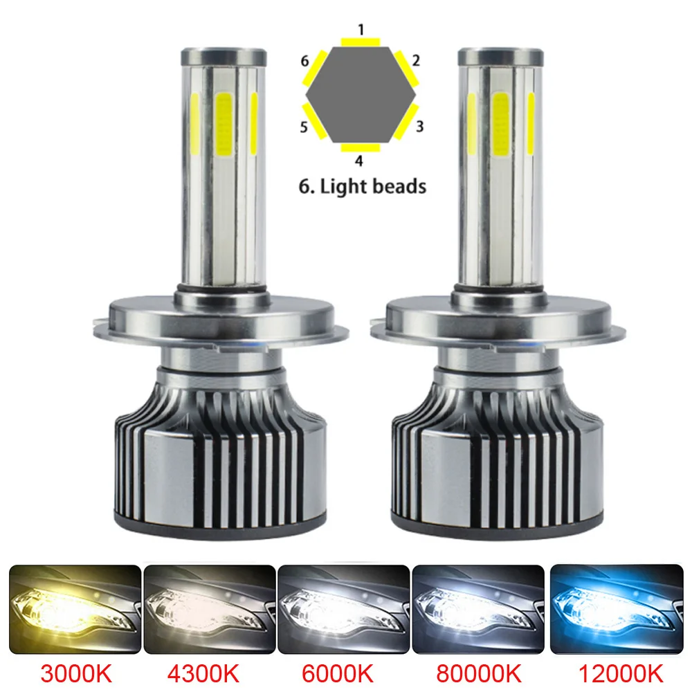 Muxall Led Bulb Canbus H4 H7Headlights COB H11 9005 120W 16000LM/Set H8 H9 HB3 12V 24V Car Fog Light Auto 3000K 6000K 8000K
Muxall Led Bulb Canbus H4 H7Headlights COB H11 9005 120W 16000LM/Set H8 H9 HB3 12V 24V Car Fog Light Auto 3000K 6000K 8000K